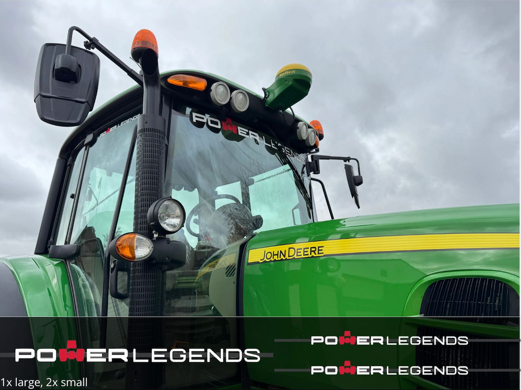 Power Legends Window Stickers 2x Small 1x Large